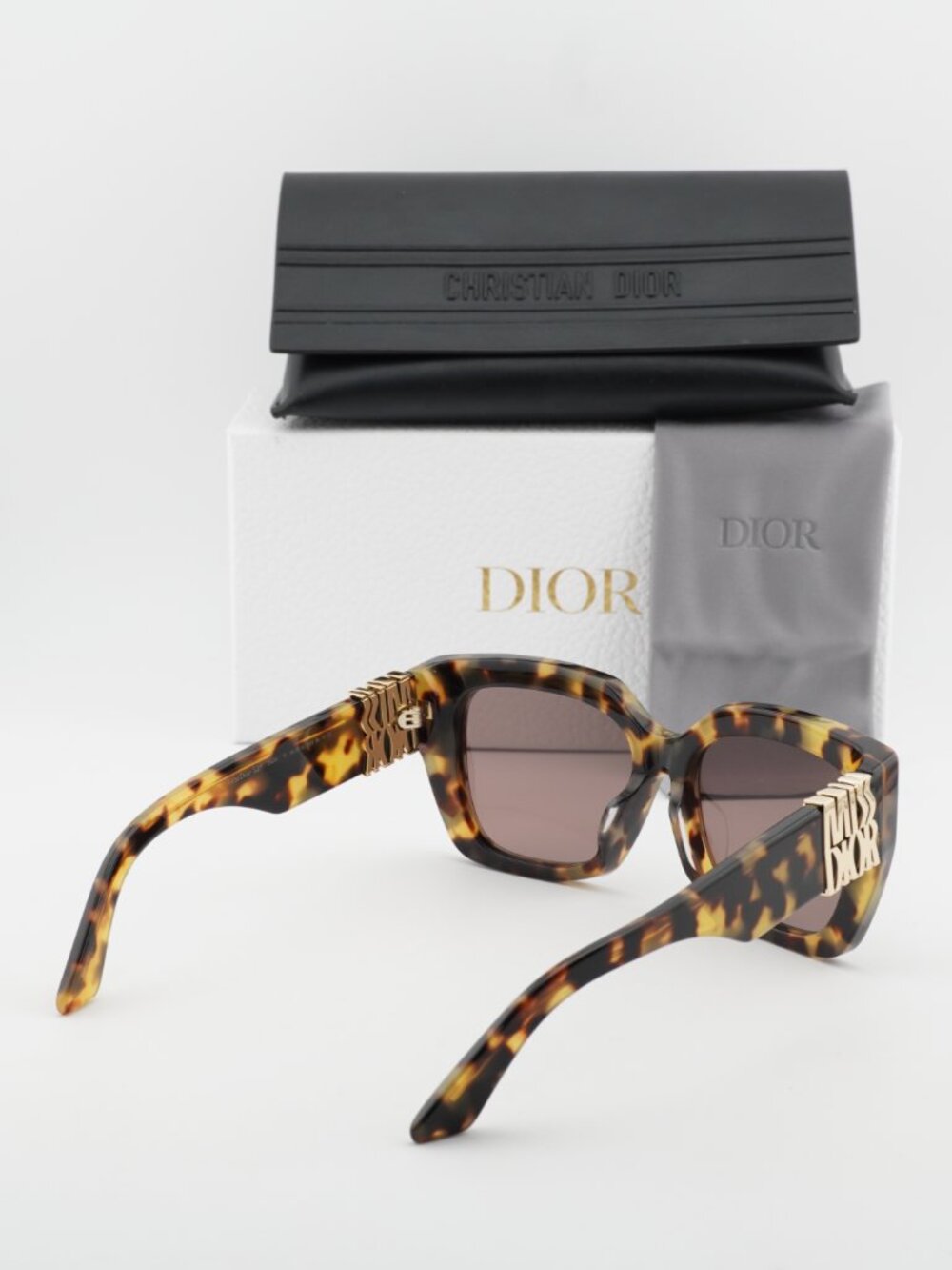 Dior MISSDIOR S2F 26D0 Square Sunglasses - Havana / Bordeaux - Picture 8 of 11